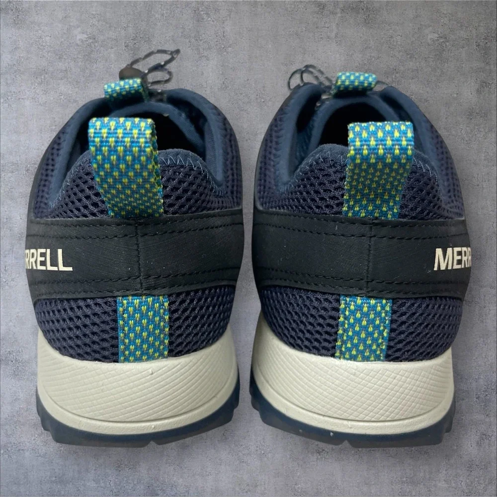 Merrell Navy Blue/Green Wildwood Aerosport Water Trail Hiking Shoes Mens 8.5